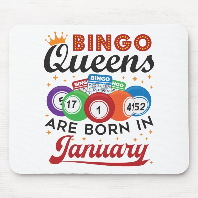 Bingo Queens föds i januari Musmatta (Framsidan)