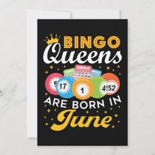 Bingo Queens föds i juni Julkort