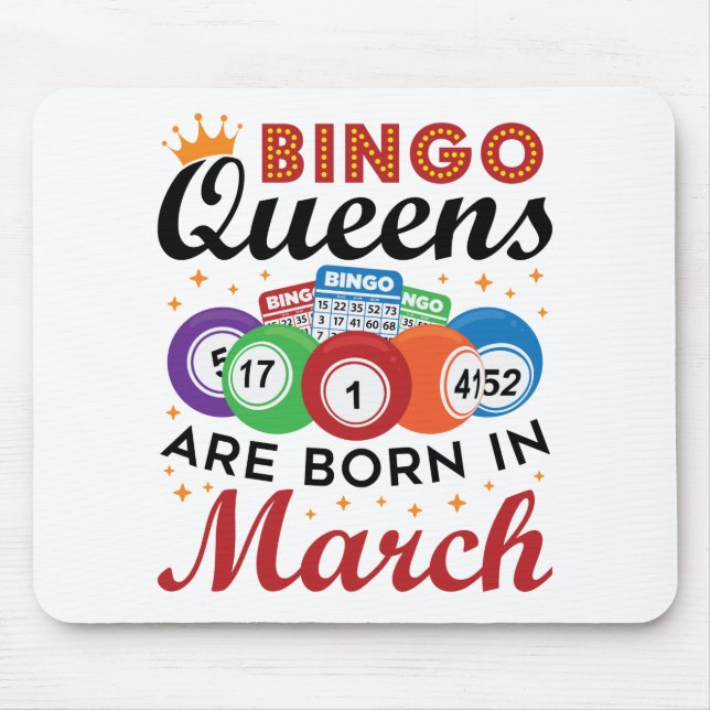 Bingo Queens föds i mars Musmatta (Framsidan)