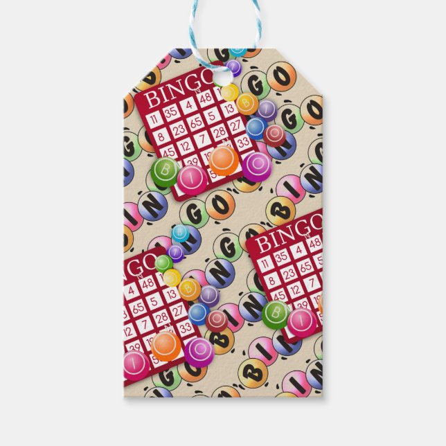 Bingo-Roligt Presentetikett (Framsidan)