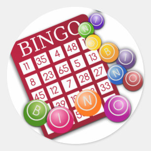 Bingo Runt Klistermärke
