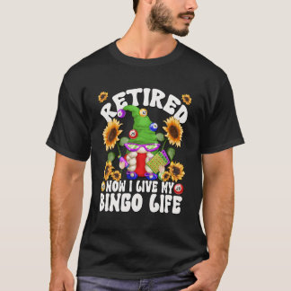 Bingo säger för pensionerad mormor med Bingo Mamma T Shirt