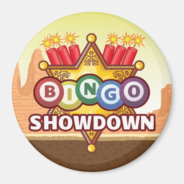 Bingo Showdown Magnet (Framsidan)