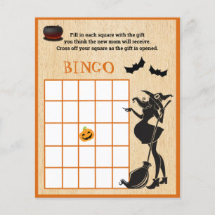 Bingo-spel för baby-brygga Halloween