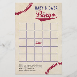 Bingo-spel för barn med basket flygblad