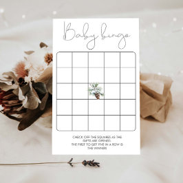 Bingo-spel för vinterbabyskor
