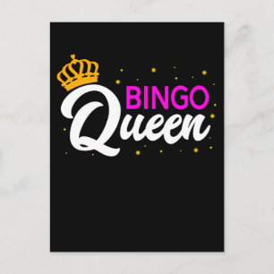 Bingo Spelare Mormor Hustru Bingo Spel Vykort