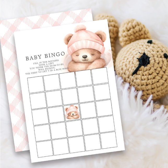 Bingo-spelinbjudan för att nynna upp babyskabinjek inbjudningar (Skapare uppladdad)