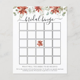 Bingo-spelkort för elegant Winter Möhippa