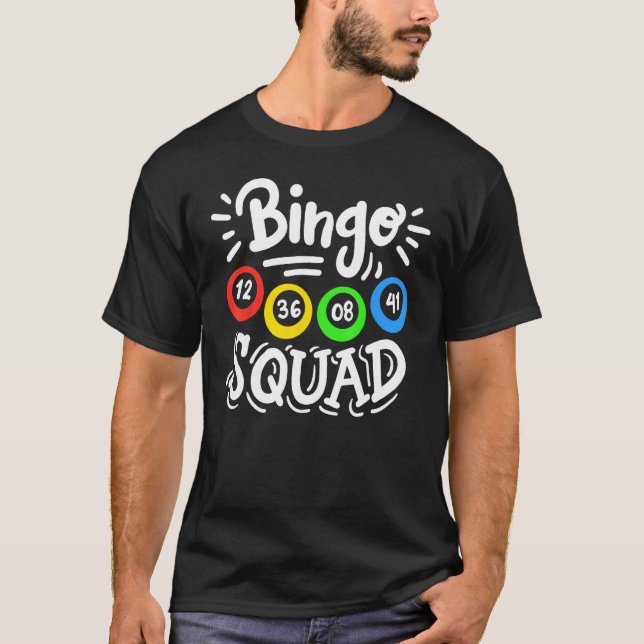 Bingo Squad 1 T Shirt (Framsida)