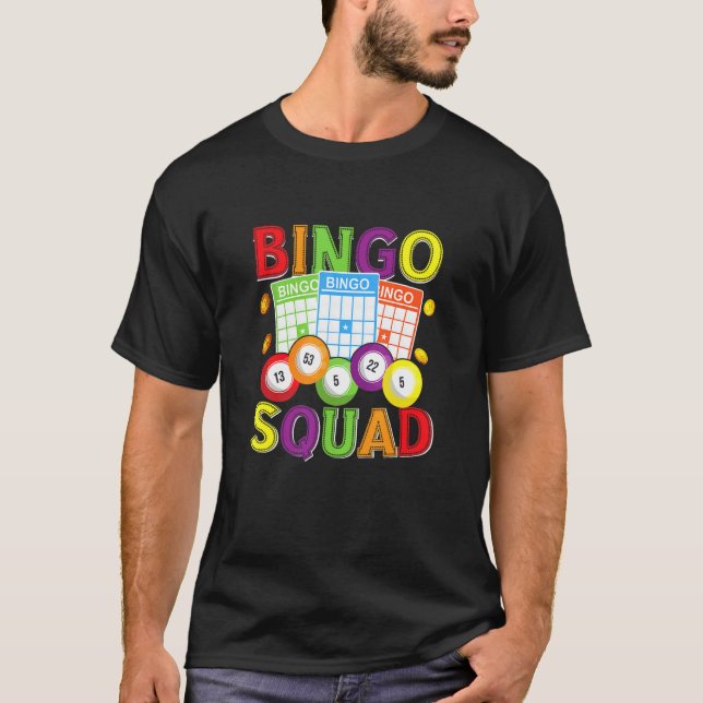 Bingo Squad   Bingo Spelare T Shirt (Framsida)