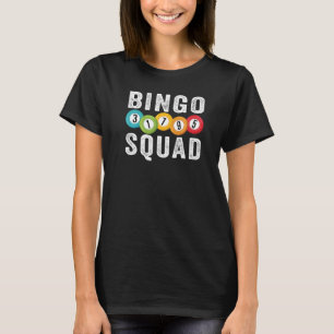 Bingo Squad Lagspelare Lucky Bingo Män Kvinnor T Shirt