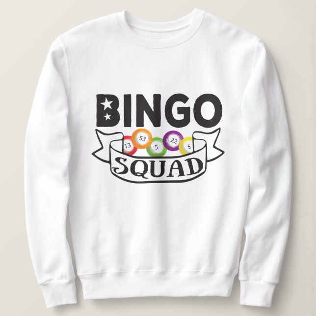 Bingo Squad - roligt Bingo Queen Gift T Shirt (Design framsida)