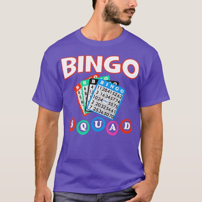 Bingo Squad Shirt for Women  men T Shirt (Framsida)