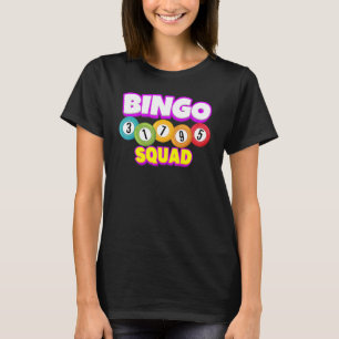 Bingo Squad Team Player Lucky Bingo Tur Women M T Shirt