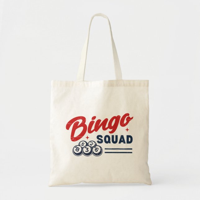 Bingo Squad Tygkasse (Framsidan)