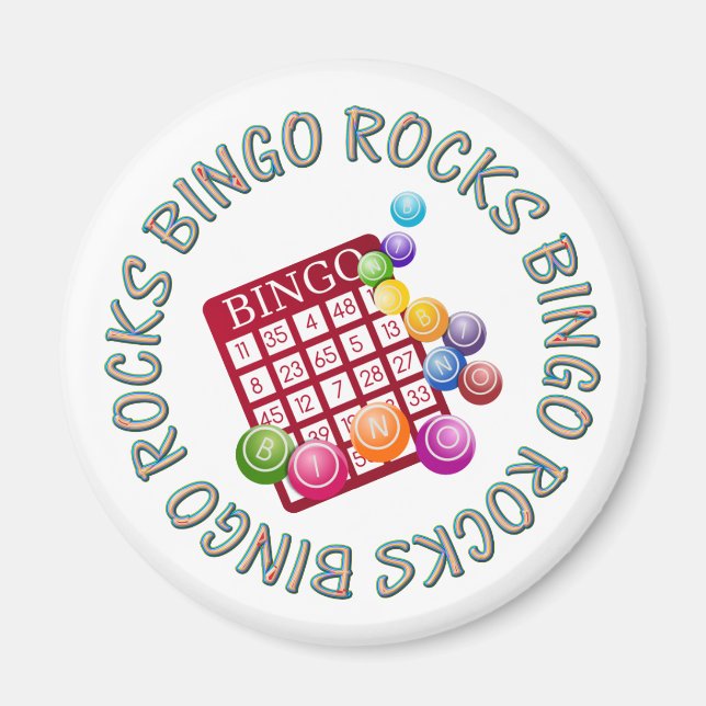 bingo sten magnet (Framsidan)