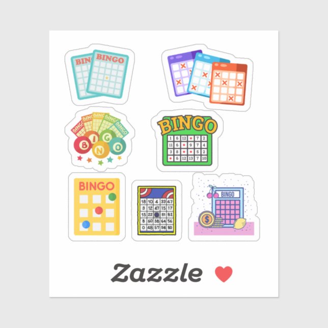 Bingo Stickers Klistermärken (Ark)