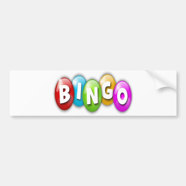 BINGO-tecken Bildekal (Framsidan)