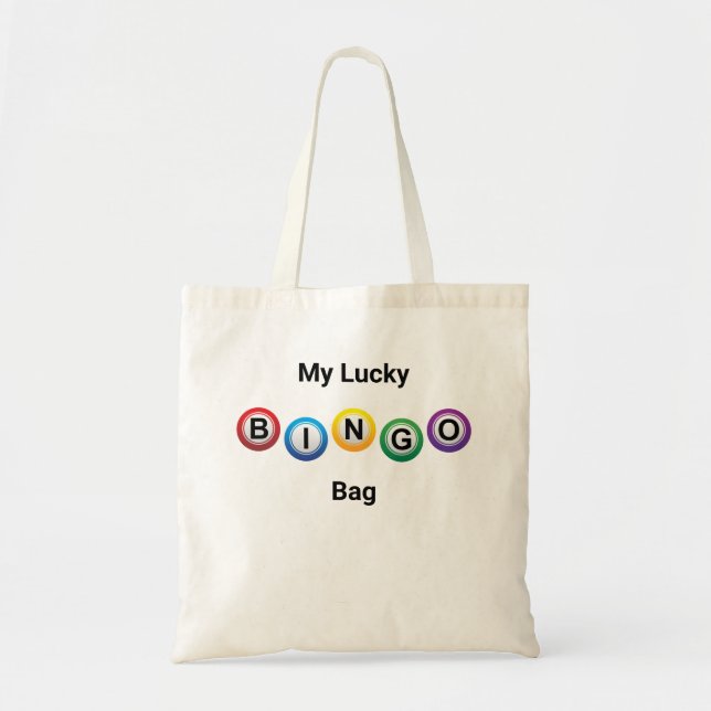 Bingo Tote Bag Tygkasse (Framsidan)