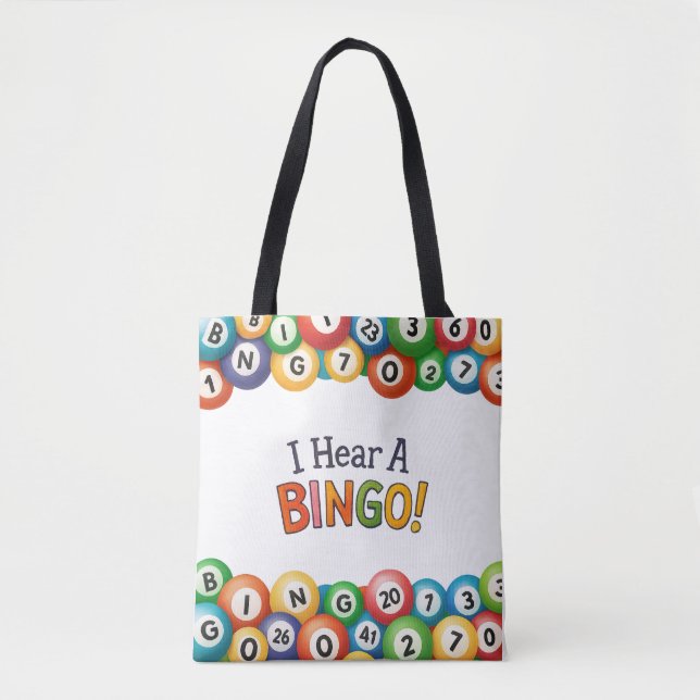 Bingo Tote Bag Tygkasse (Framsida)