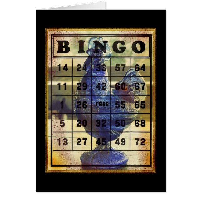 Bingo Tupp Hälsningskort (Framsidan)