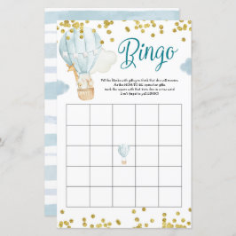 Bingo Varmt Luftballong Jungle Bebis Shower