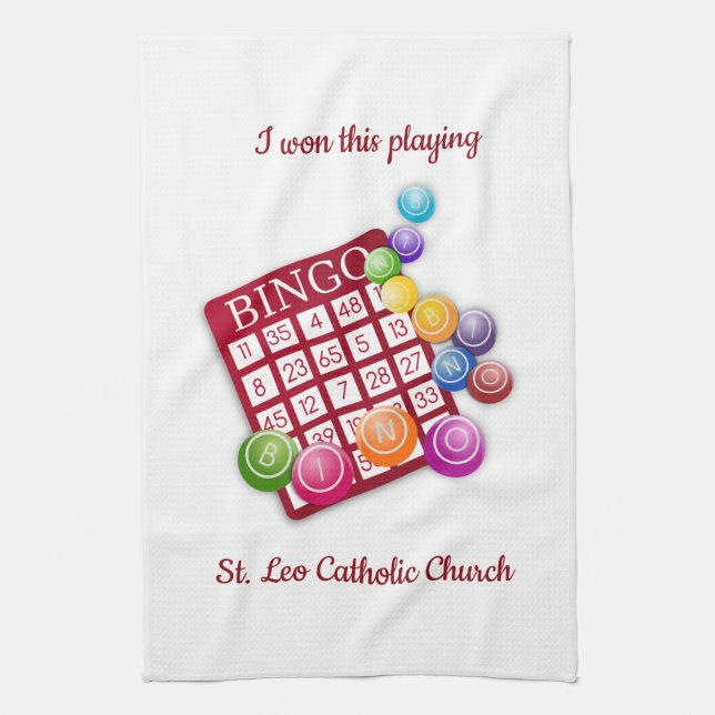 Bingo Winner Kitchen Towel Kökshandduk (Vertikal)