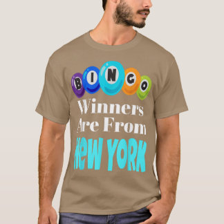 Bingo Winners kommer från New York-matchen Natt B T Shirt