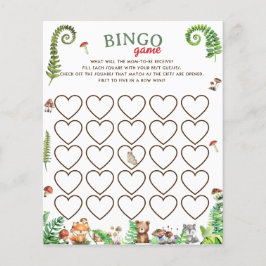 Bingo Woodland animal babyduschspel