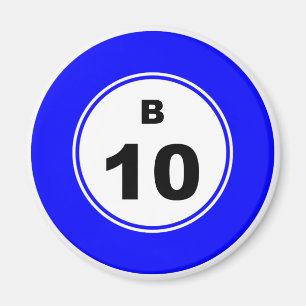 Bingoboll B Magnet