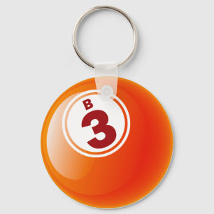 BINGOBOLL FÖR B 3 NYCKELRING