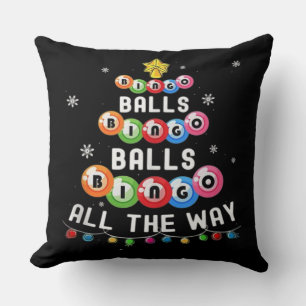 Bingobollar Bingo hela vägen Kudde