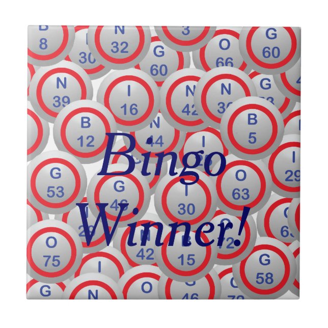 Bingobollar Kakelplatta (Framsidan)
