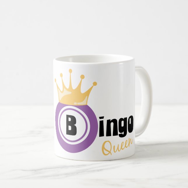 Bingodrottning Kaffemugg (Framsida höger)