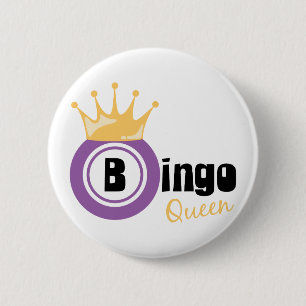 Bingodrottning Knapp