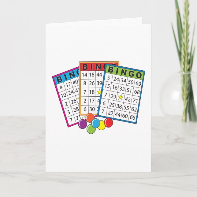 Bingoen Cards hälsningkort Kort (Framsida)