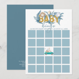 Bingokort för babyskor | Safari Animals Inbjudningar