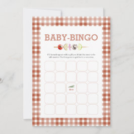 Bingokort för vattenfärg Baby-Q Baby Inbjudningar