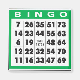 Bingokort Magnet