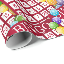 Bingokort och Bingo Bollar - stor utskrift Presentpapper