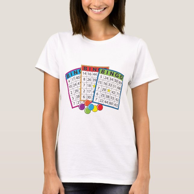Bingokort Tee Shirt (Framsida)