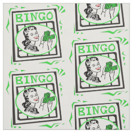 Bingokortdam med pengar tyg