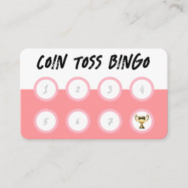 Bingokortsspel för Party Visitkort