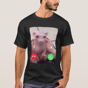 Bingus kallar min heliga sfinxkatt t shirt