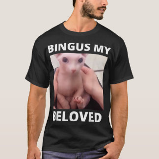 Bingus kallar min heliga sfinxkatt t shirt