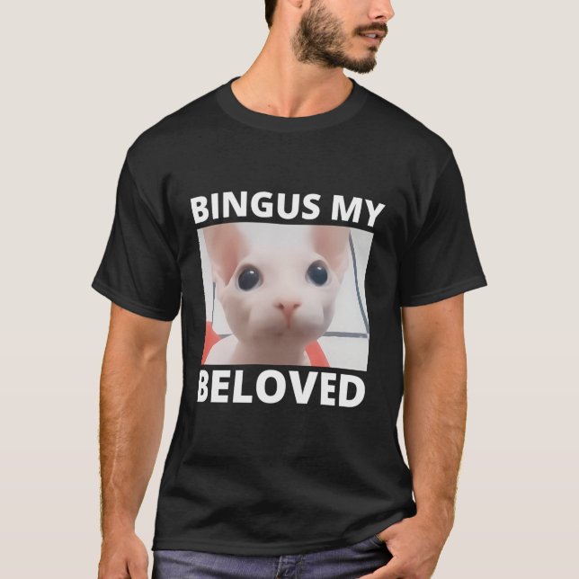Bingus kallar min sköna sfinxshyn t shirt (Framsida)