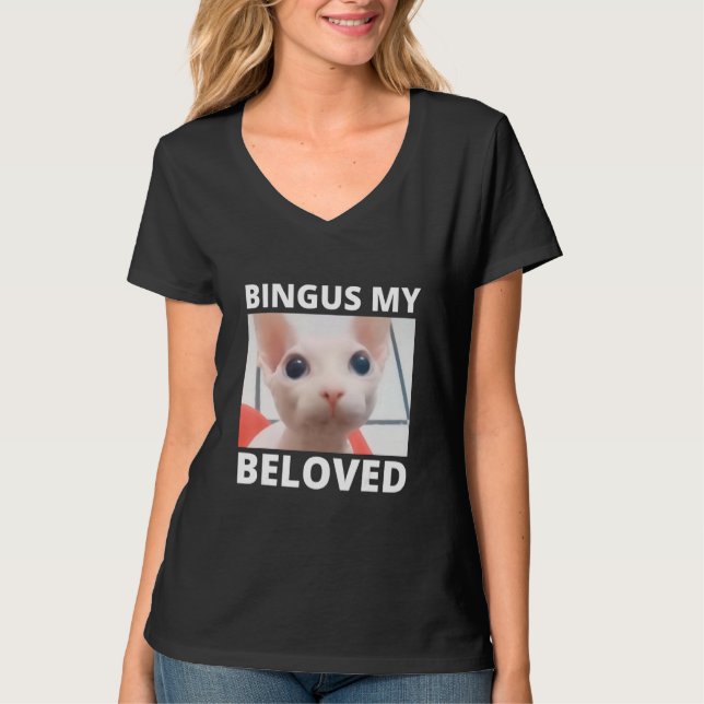 Bingus kallar min sköna sfinxshyn t shirt (Framsida)