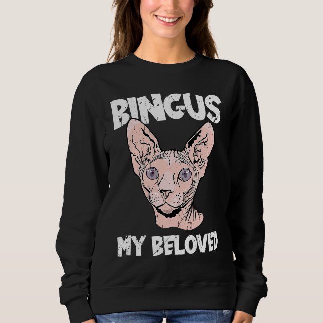 Bingus My Beloved Hairless Sphinx Cat  Adorable Sp T Shirt (Framsida)