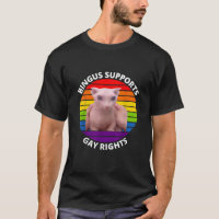 Bingus stöder Gay rights Hairless Sphinx Bingus